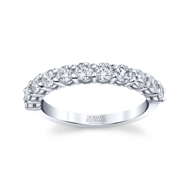 Half Eternity Band | 1.75 carats | Round Cut | White Gold - Image 2