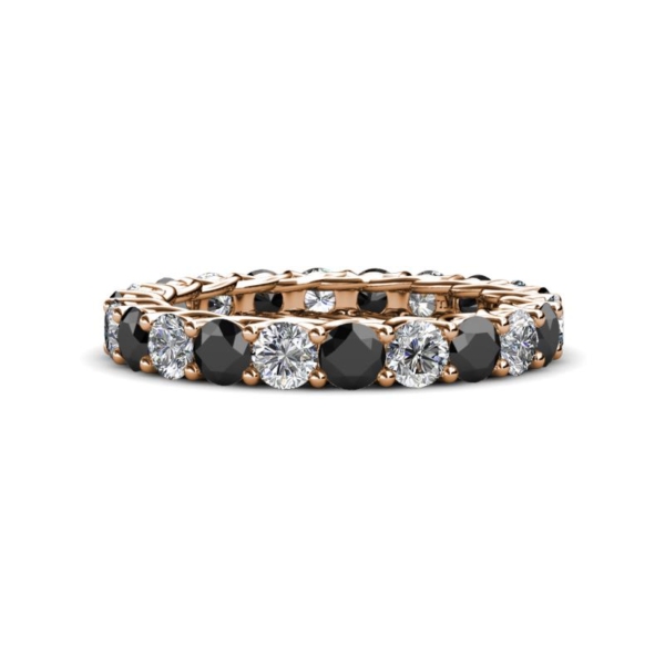 Medici Dualità Eternity Band | Round Cut | Rose Gold