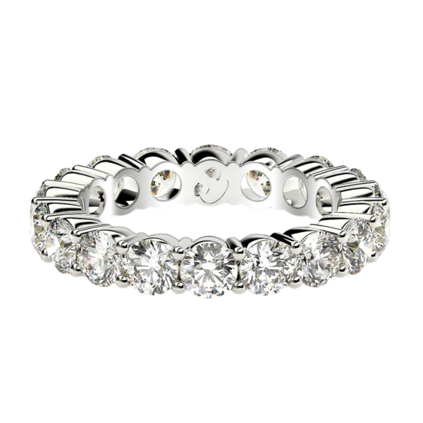 Full Eternity Band | 5 carats | Round Cut | White Gold