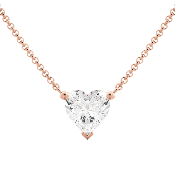 Medici Passione Necklace | Heart Shaped Necklace | White Gold - Image 3