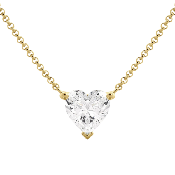 Medici Passione Necklace | Heart Shaped Necklace | White Gold - Image 2