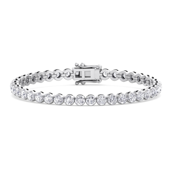 Medici Sette Gemme Bracelet | Rounds Cut | White Gold