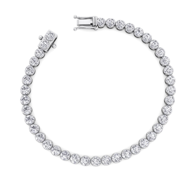 Medici Sette Gemme Bracelet | Rounds Cut | White Gold - Image 2