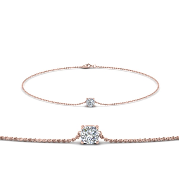 Medici Luminoso Bracelet | Stud Bracelet | Round Cut | Rose Gold