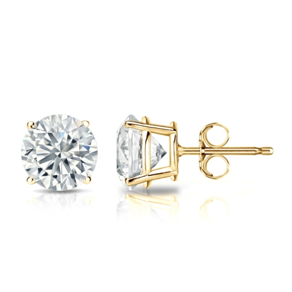 Medici Basket Stud Earrings | Rose Gold - Image 2