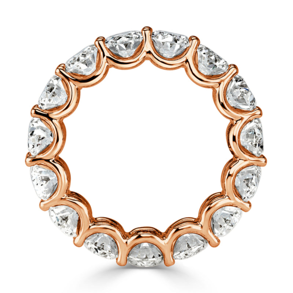 Full Eternity Band | Oval Cut | Pink Gold - Image 2